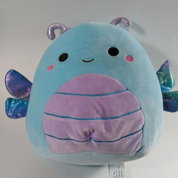 Squishmallows 10" HEATHER the Dragonfly Butterfly 2020 Plush Toy Stuffed Animal - Picture 10 of 10